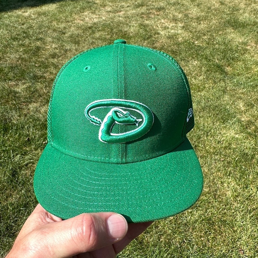 Arizona Diamondbacks New Era 59FIFTY Fitted Trucker Hat Green 7 1/4 MLB